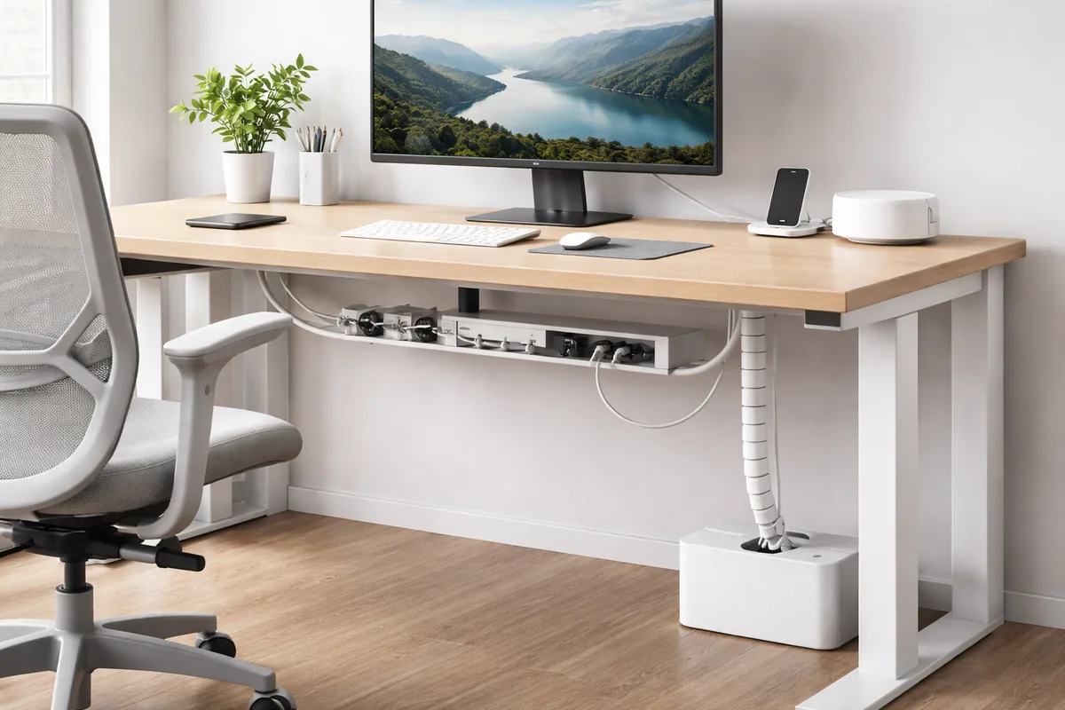 Les bénéfices des câbles de gestion adaptés pour un espace de travail ergonomique