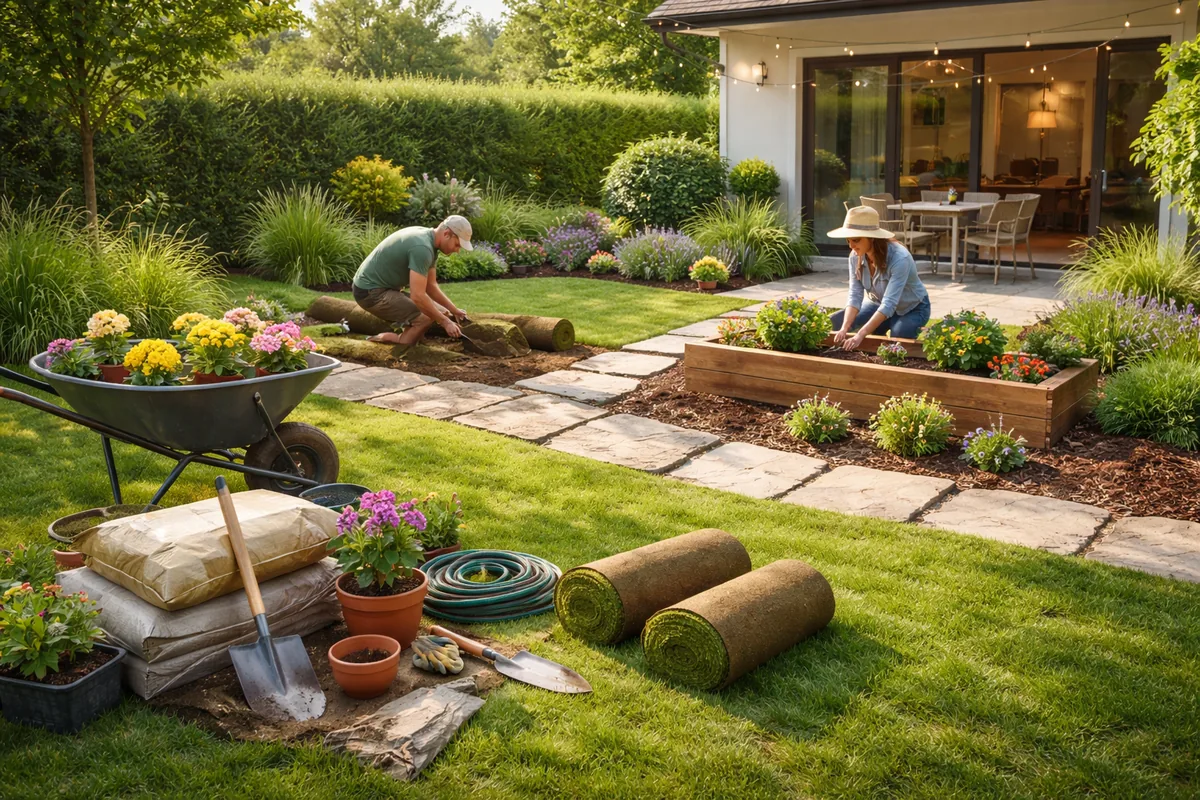 Comment réussir la rénovation de votre jardin en plusieurs étapes