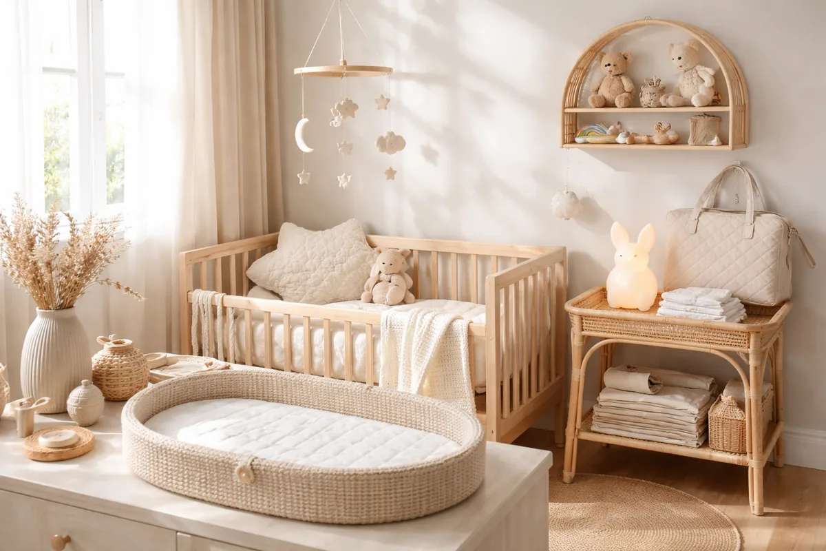 Quels sont les accessoires de puériculture élégants pour une chambre d'enfant ?