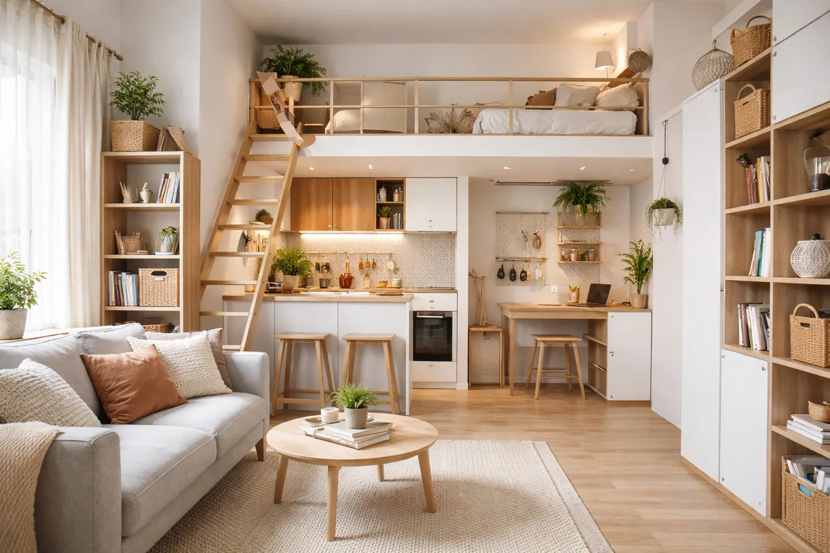Comment maximiser le rangement dans un petit espace de vie de moins de 30 m²